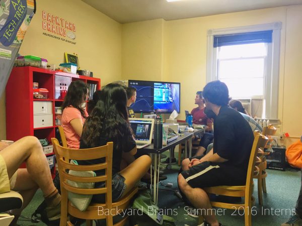 Backyard Brains Summer 2016 Interns!