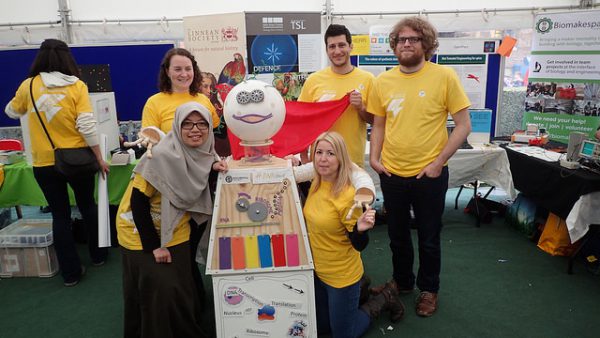 Friends at the Cambridge Science Festival