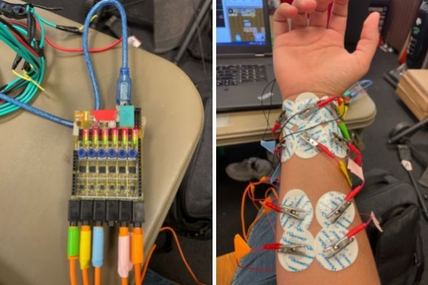 TinyML Robot Hand - EMG setup